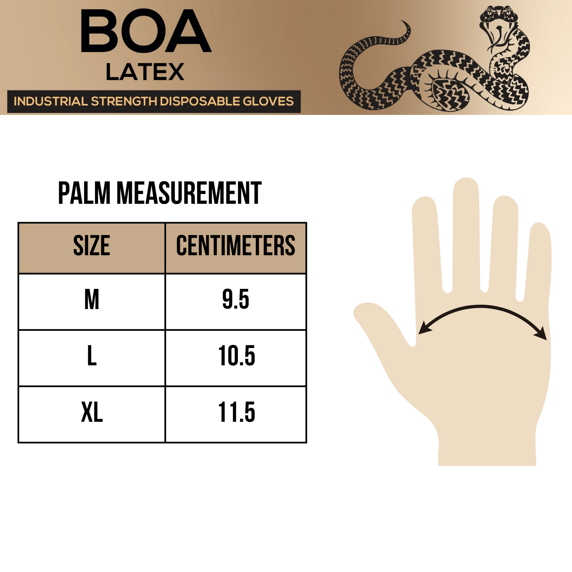 BOA Latex - By Tough Glove -  BOX OF 100 - Tough Glove