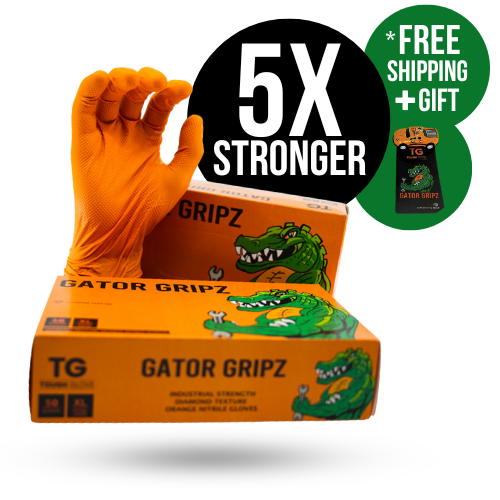 Gator Gripz - By Tough Glove - 10  BOX OF 100 - Tough Glove