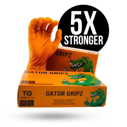 Gator Gripz - By Tough Glove - 10  BOX OF 100 - Tough Glove